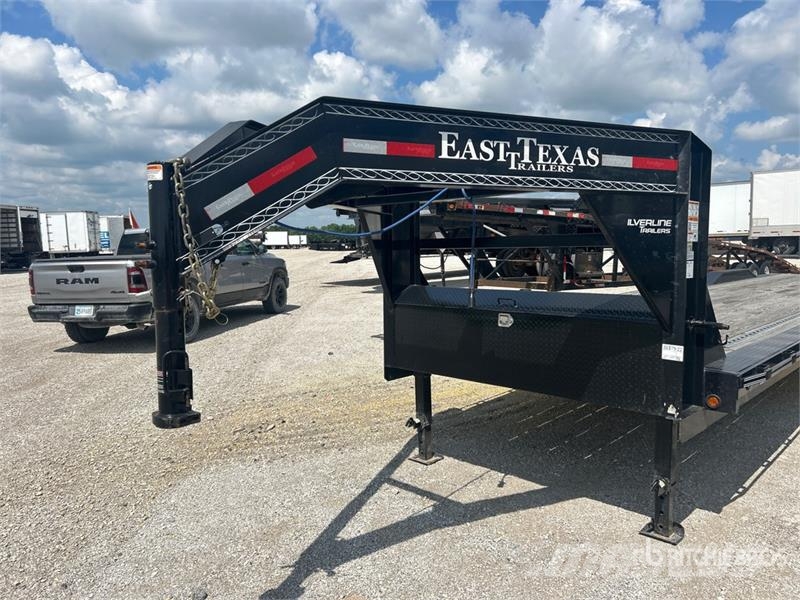 East Mfg Texas Trailers 40 ft T/A Gooseneck Equipment Trail مقطورات مركبات نقل