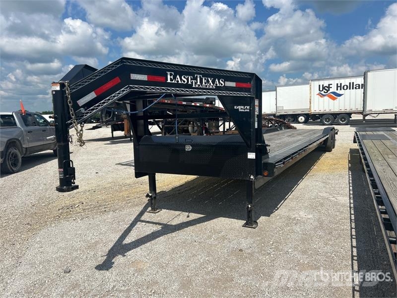 East Mfg Texas Trailers 40 ft T/A Gooseneck Equipment Trail مقطورات مركبات نقل