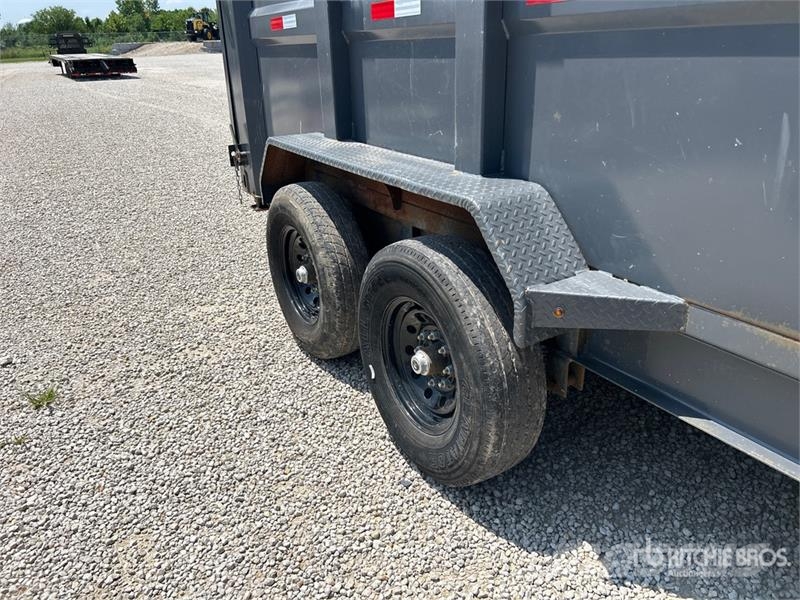ED Trailers 16 ft T/A Dump Utility Trailer Sklápěcí přívěsy