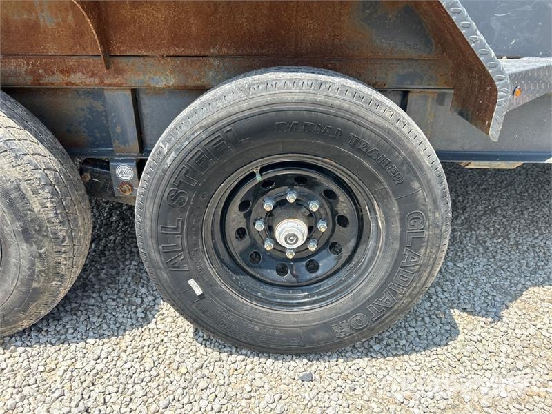 ED Trailers 16 ft T/A Dump Utility Trailer Sklápěcí přívěsy