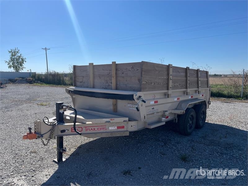 ED Trailers Silverline trailers 14 ft 2 in T/A Dump U Tipphengere