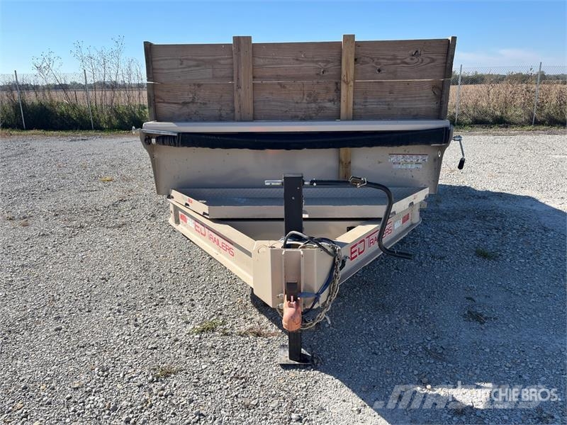 ED Trailers Silverline trailers 14 ft 2 in T/A Dump U Tipphengere