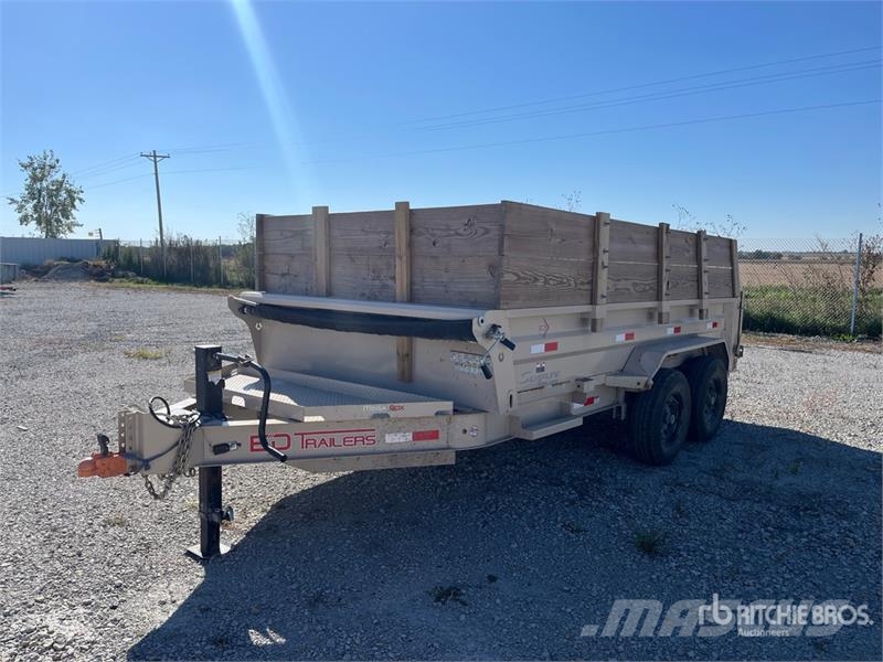 ED Trailers Silverline trailers 14 ft 2 in T/A Dump U Tipphengere
