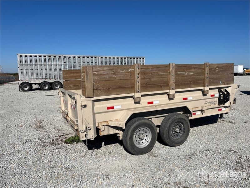 ED Trailers Silverline trailers 14 ft 2 in T/A Dump U Tipphengere