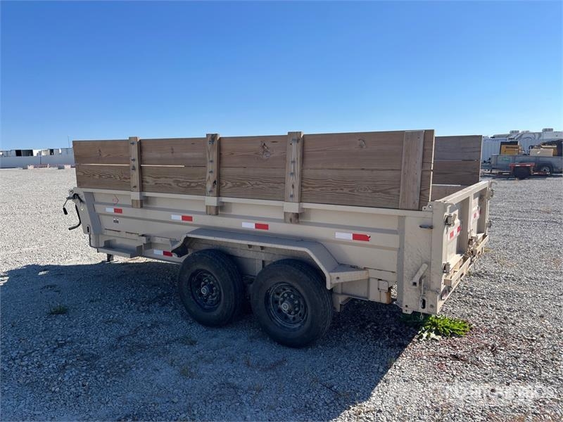 ED Trailers Silverline trailers 14 ft 2 in T/A Dump U Tipphengere