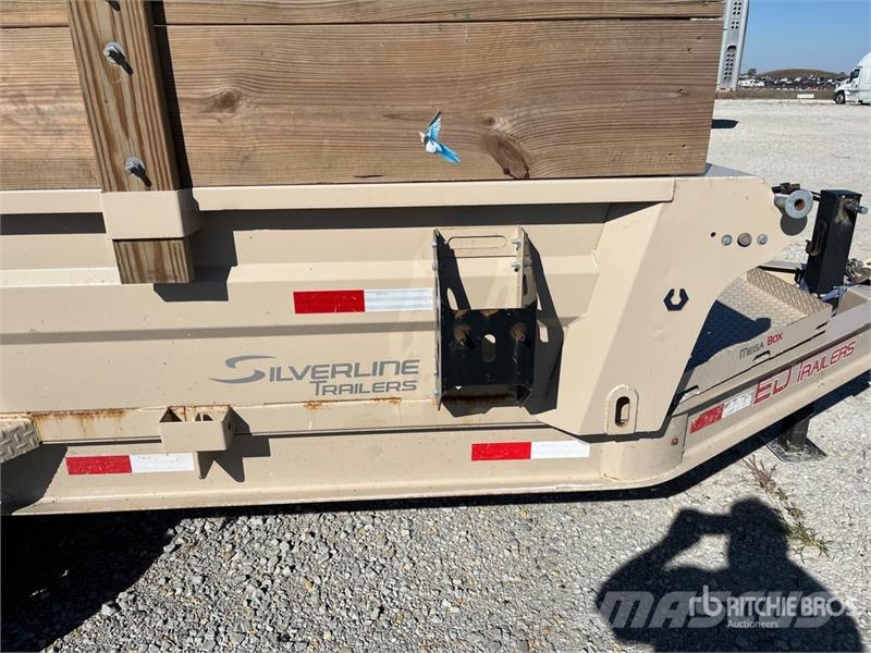 ED Trailers Silverline trailers 14 ft 2 in T/A Dump U Tipphengere