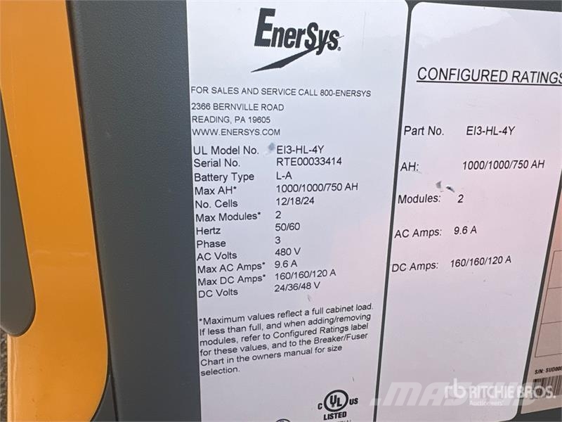 EnerSys EI3-HL-4Y Battery Charger Ladegeräte