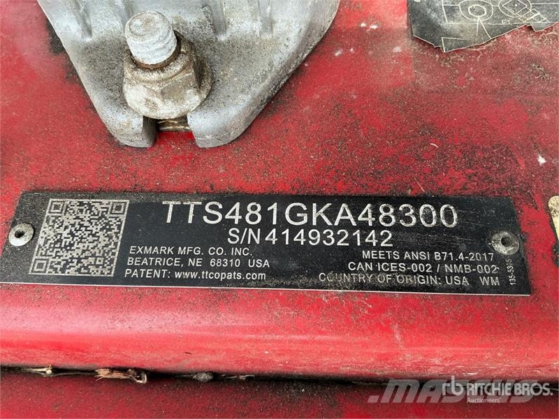 Exmark Turf Tracer S-Series 4x2 Walk-Behind Rough 48 in L ركوب الحشائش