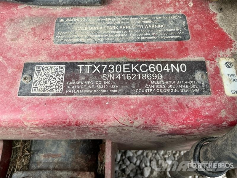 Exmark Turf Tracer X-Series 4x2 Walk-Behind Rough Lawn Mo ركوب الحشائش