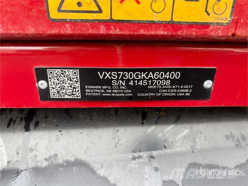 Exmark Vertex S Series Stand-On Lawn Mower ركوب الحشائش