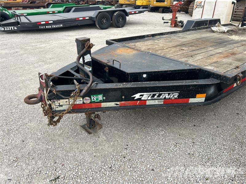 Felling 25 ft T/A Equipment Trailer Remolques para transporte de vehículos