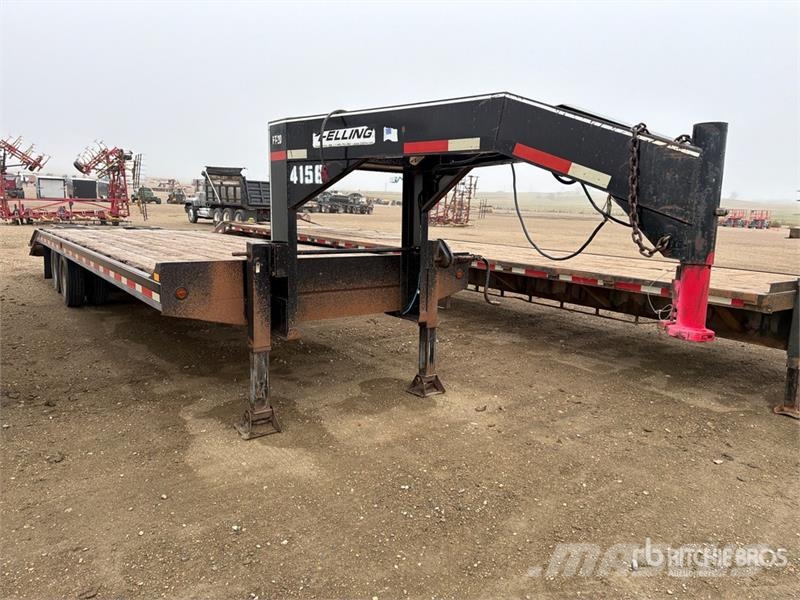 Felling FT-20 29 ft T/A Gooseneck Equipment Trailer Auto pārvadāšanas treileri