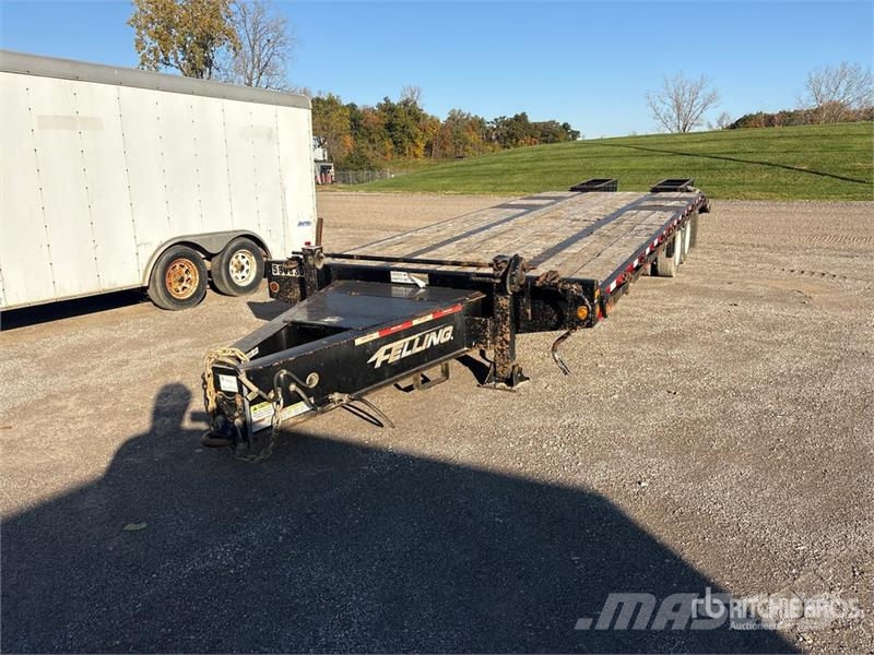 Felling FT-45-2 LP 22500 lb 23 ft T/A Equipment Trailer 車輛運輸拖車