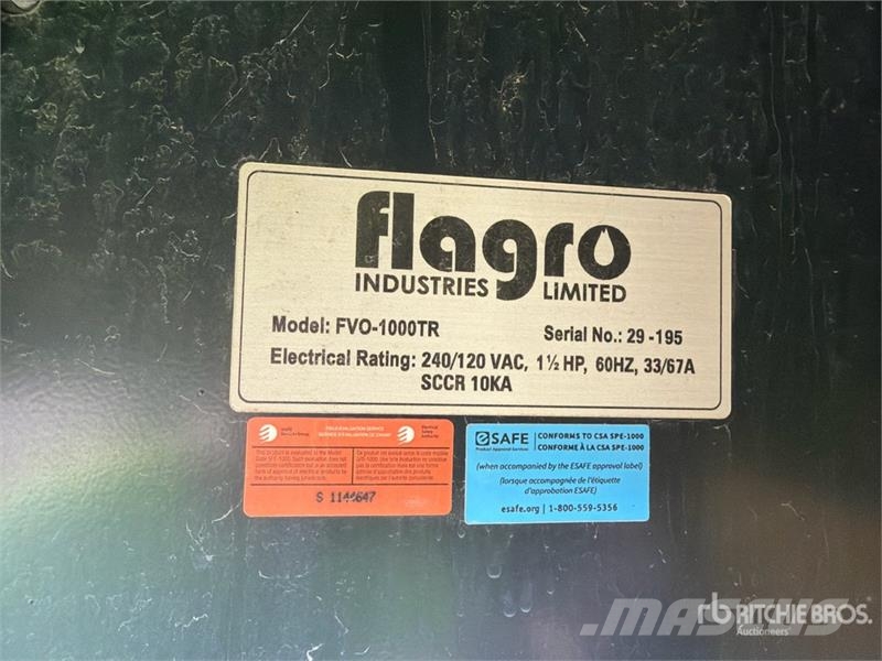 Flagro FVO-1000TR Verhittings en ontdooi apparatuur