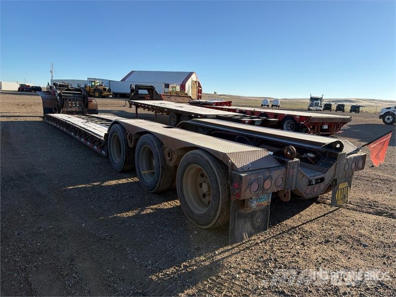 Fontaine 55T Tri/A Removable Gooseneck Lowboy Trailer Blokvogn