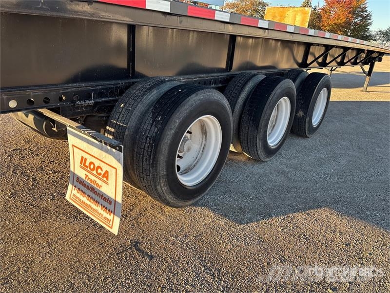 Fontaine Tri/A 53 ft - 90 ft Extendable Flatbed Trailer Platformos / Pakrovimas iš šono