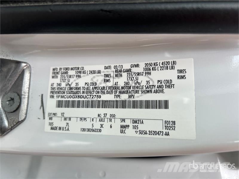 Ford Escape SE 2WD SUV Otomobiller