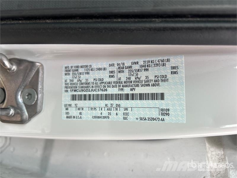 Ford Escape SE 4WD SUV Automašīnas
