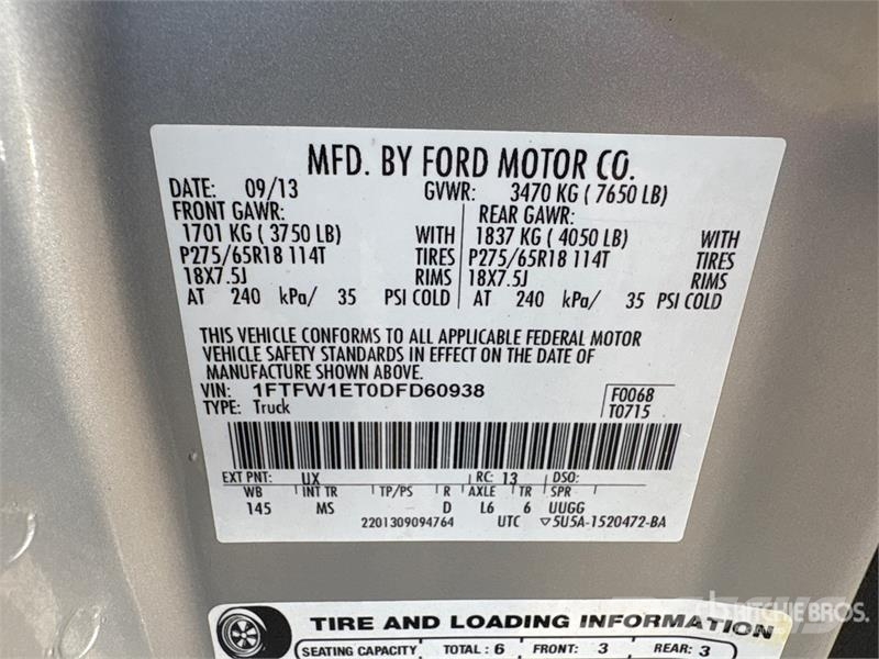 Ford F-150 4x4 Crew Cab Pickup Citi
