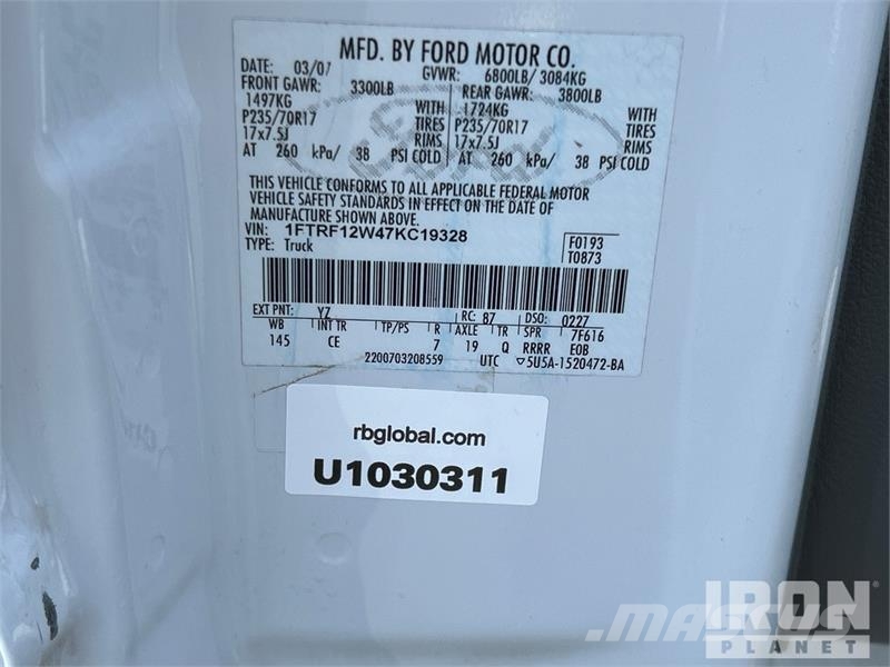 Ford F-150 XL 4x2 Pickup Drugi