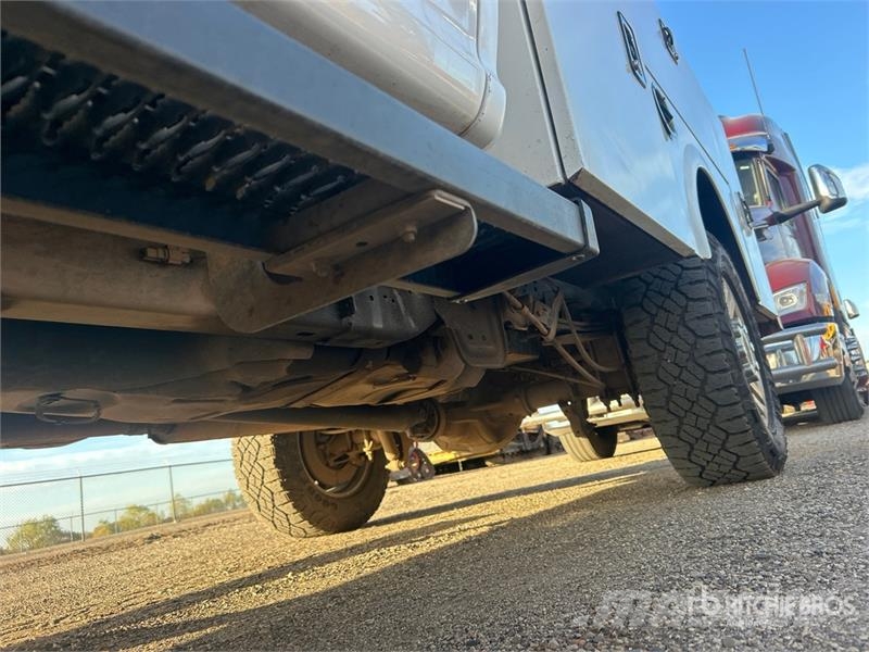 Ford F-250 4x4 Crew Cab Utility Truck Vieglais kravas automobilis/izkraušana no sāniem