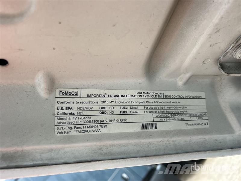 Ford F-550 Lastbilmonterede lifte