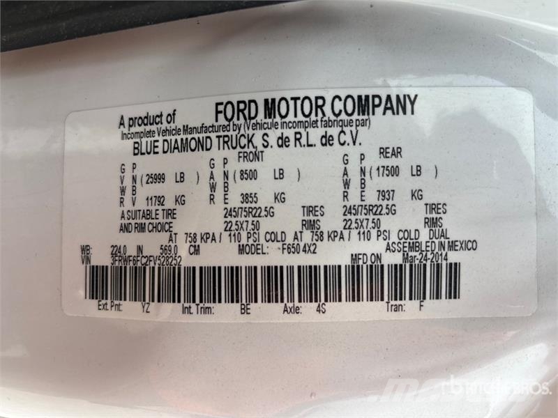 Ford F-650 Combi / vacuum trucks