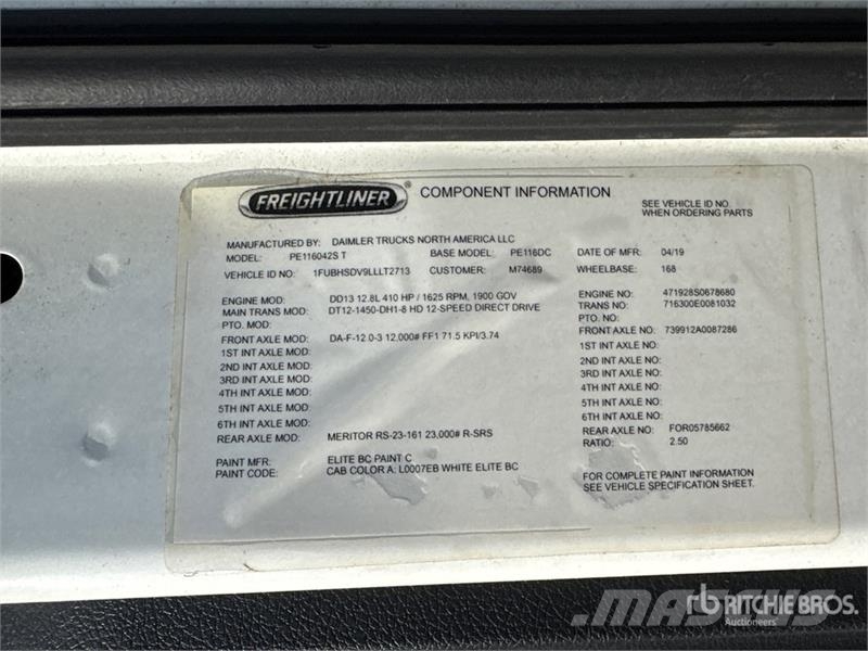 Freightliner Cascadia 116 Tractor Units