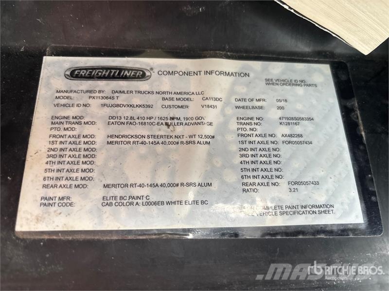 Freightliner Cascadia 113 Cabezas tractoras