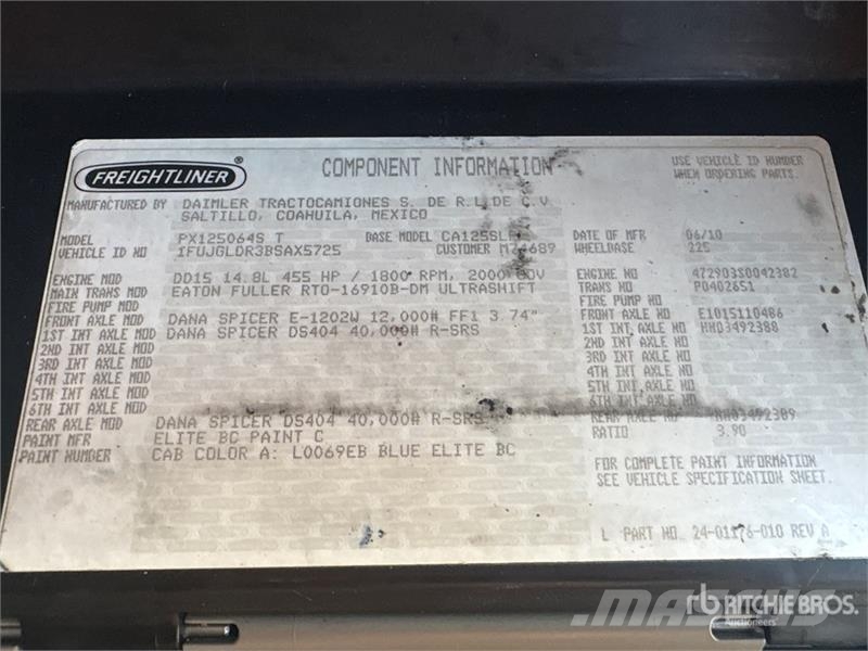 Freightliner Cascadia 125 Tractores (camiões)