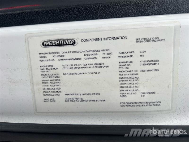 Freightliner Cascadia 126 Prime Movers