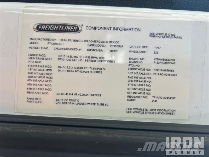 Freightliner Cascadia 126 Trekkvogner
