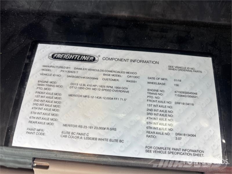 Freightliner Cascadia 113 Prime Movers