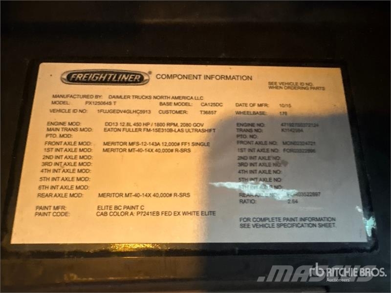 Freightliner Cascadia 125 Traktorske jedinice