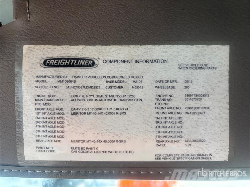 Freightliner M2 106 Kamioni hladnjače