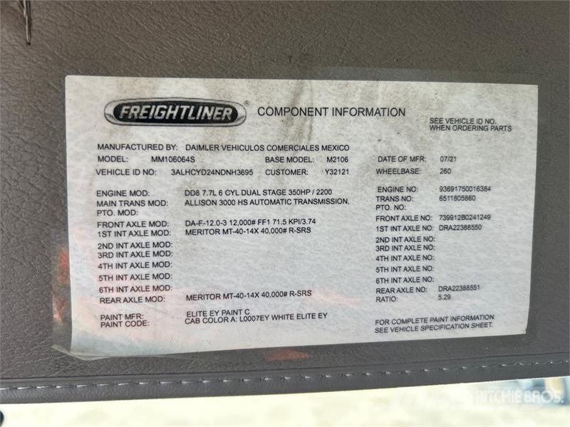 Freightliner M2 106 Chladírenské nákladní vozy