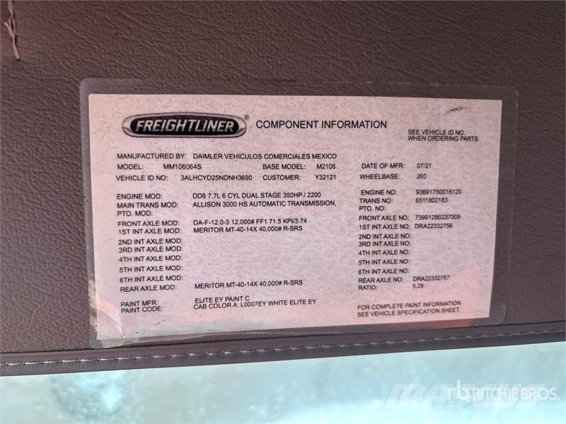Freightliner M2 106 Koelwagens