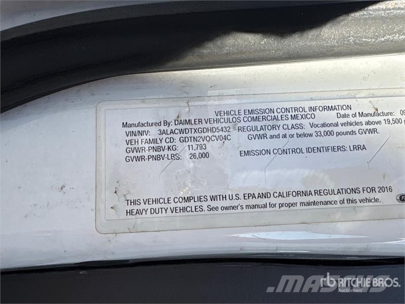 Freightliner M2 106 4x2 Van Truck Camiones caja cerrada