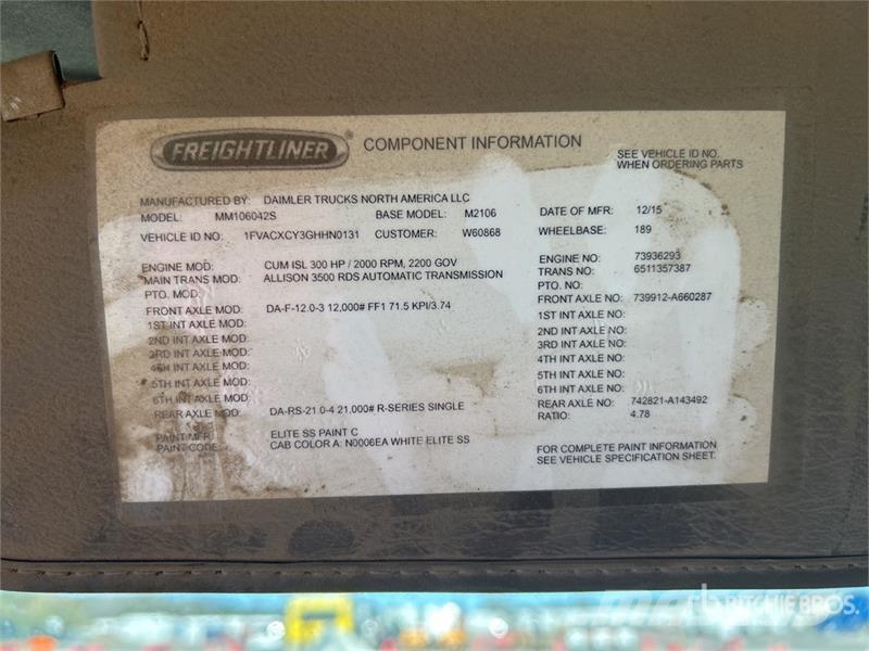 Freightliner M2 106 4x2 Service Truck Kommunal-Sonderfahrzeuge