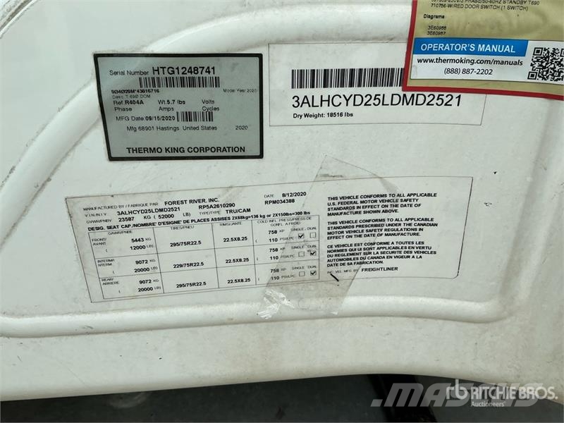 Freightliner M2 112 Kravas automašīnas - refrižeratori