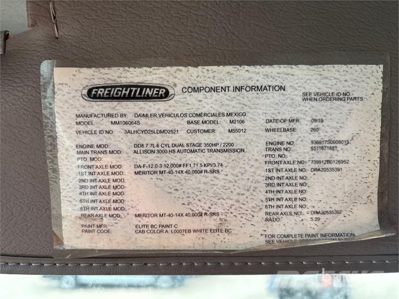 Freightliner M2 112 Kravas automašīnas - refrižeratori