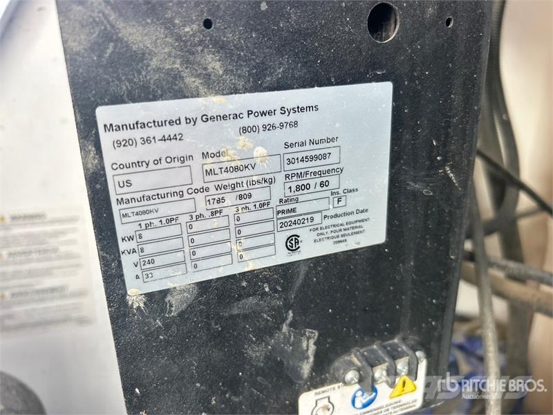 Generac MLT4080KV 8 kW Light Tower Mobiilsed valgustusseadmed