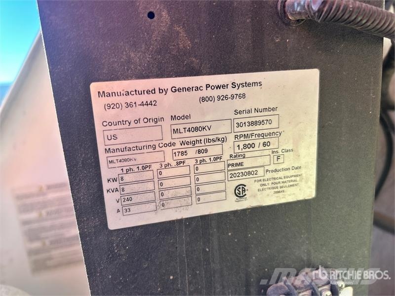 Generac MLT4080KV 8 kW Light Tower Lichtmasten
