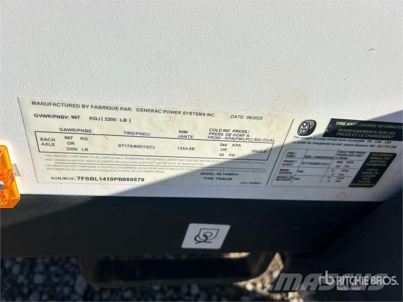 Generac MLT4080KV Light Tower Lichtmasten