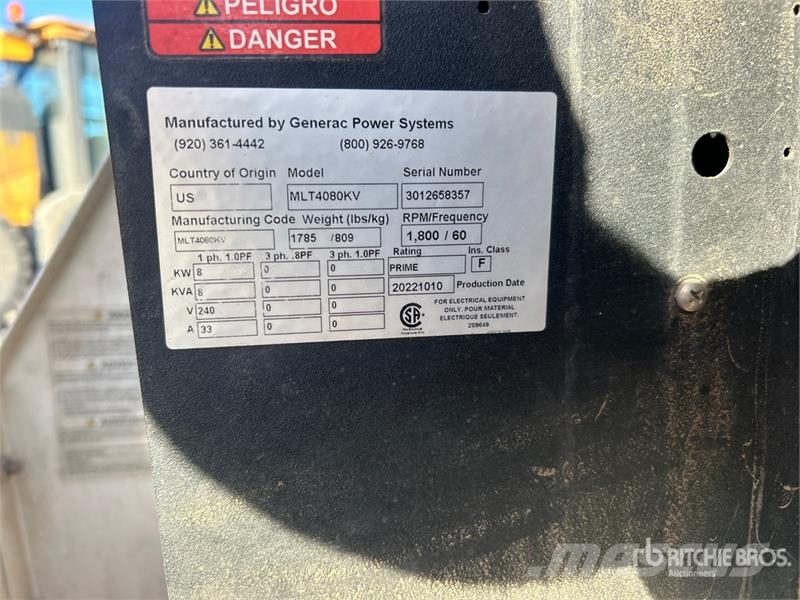 Generac MLT4080KV Light Tower Lichtmasten