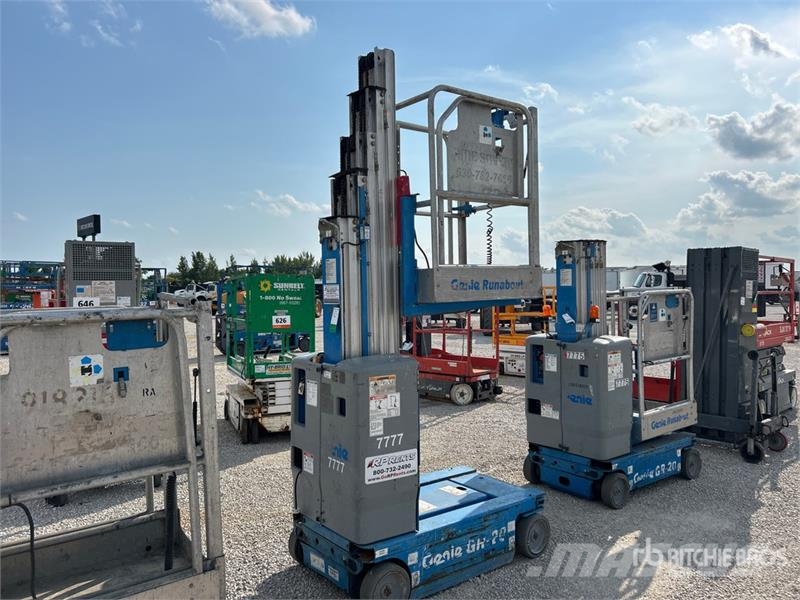 Genie GR-20 Vertical Mast Lift Vertikálne stĺpové výťahy