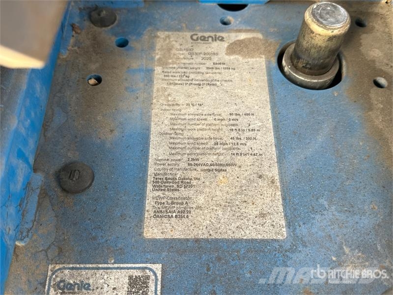 Genie GS-1932 E-Drive Electric Scissor Lift Saxlifte