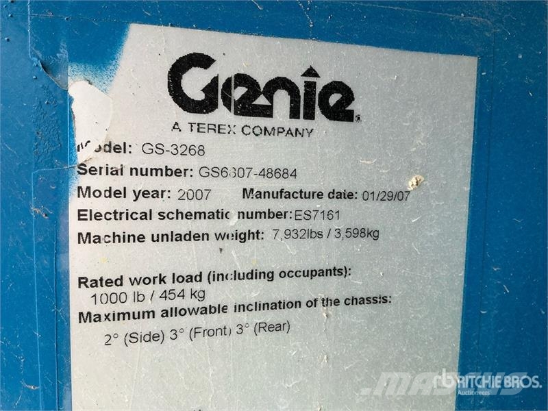 Genie GS-3268 Elevadores de tesoura