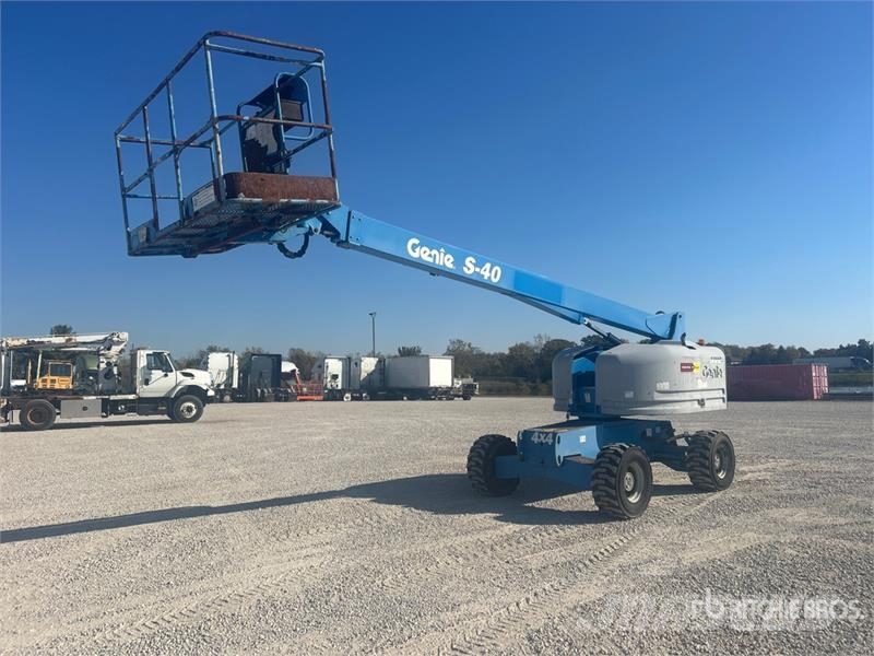 Genie S-40 4WD Diesel Telescopic Boom Lift Plataformas de trabajo telescópica