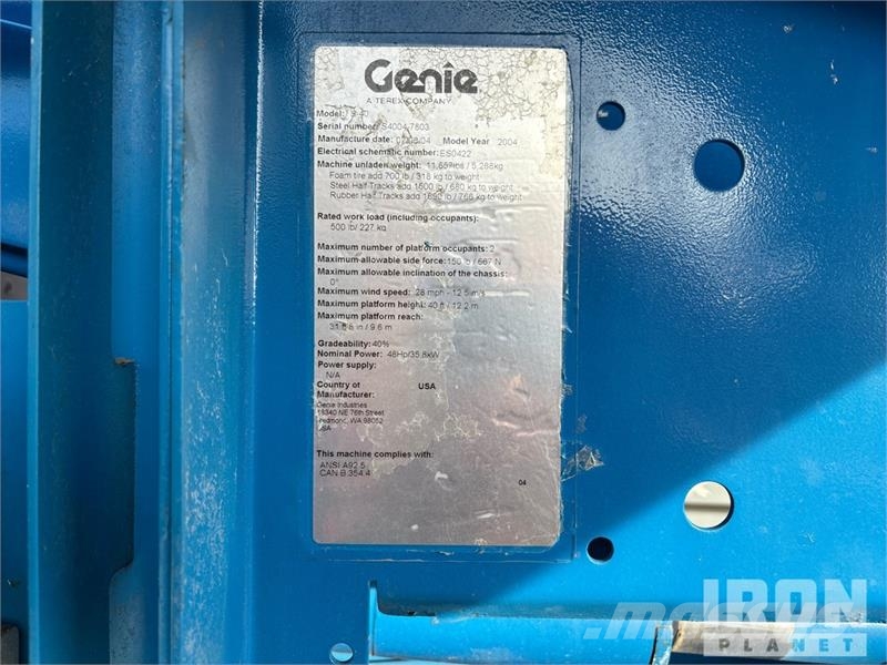 Genie S-40 4WD Diesel Telescopic Boom Lift Teleskopske dvižne ploščadi